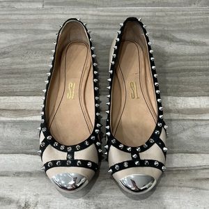 Brazilian Santa Lola Studded Flat Shoes